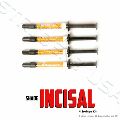 PRIME DENT FLOWABLE COMPOSITE INCISAL - 4 SYRINGE KIT - VLC