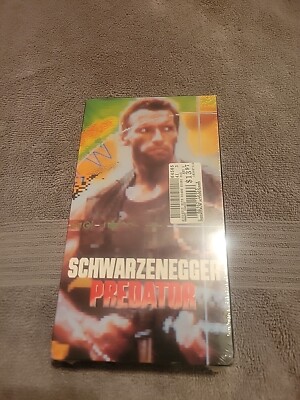 Predator (VHS, 1997) New Sealed Swarzenegger