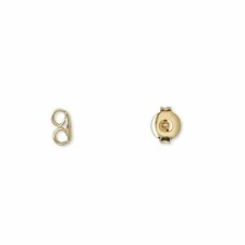 Bulk Lot Gold 14K Plated Plated Brass Ear Nuts Earring Backs Findings 100pcs