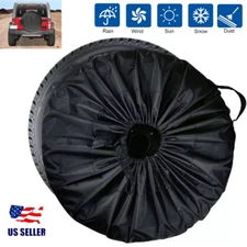 Universal Spare Tire Cover Waterproof Wheel Rims Protector Cover Full Coverage