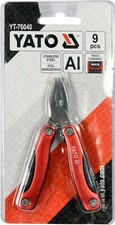 Yato YT-76040 Multifunktionswerkzeug faltbar Taschenmesser Zange Messer Säge