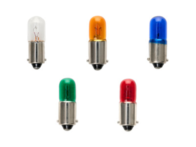 10x Glühlampe 12V 4W BA9s Blau Grün Rot Orange Lampe Birne 12 Volt 4 Watt T4W