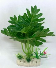 7" Artificial Plastic Decoration Aquarium Plant For Fish Tank New