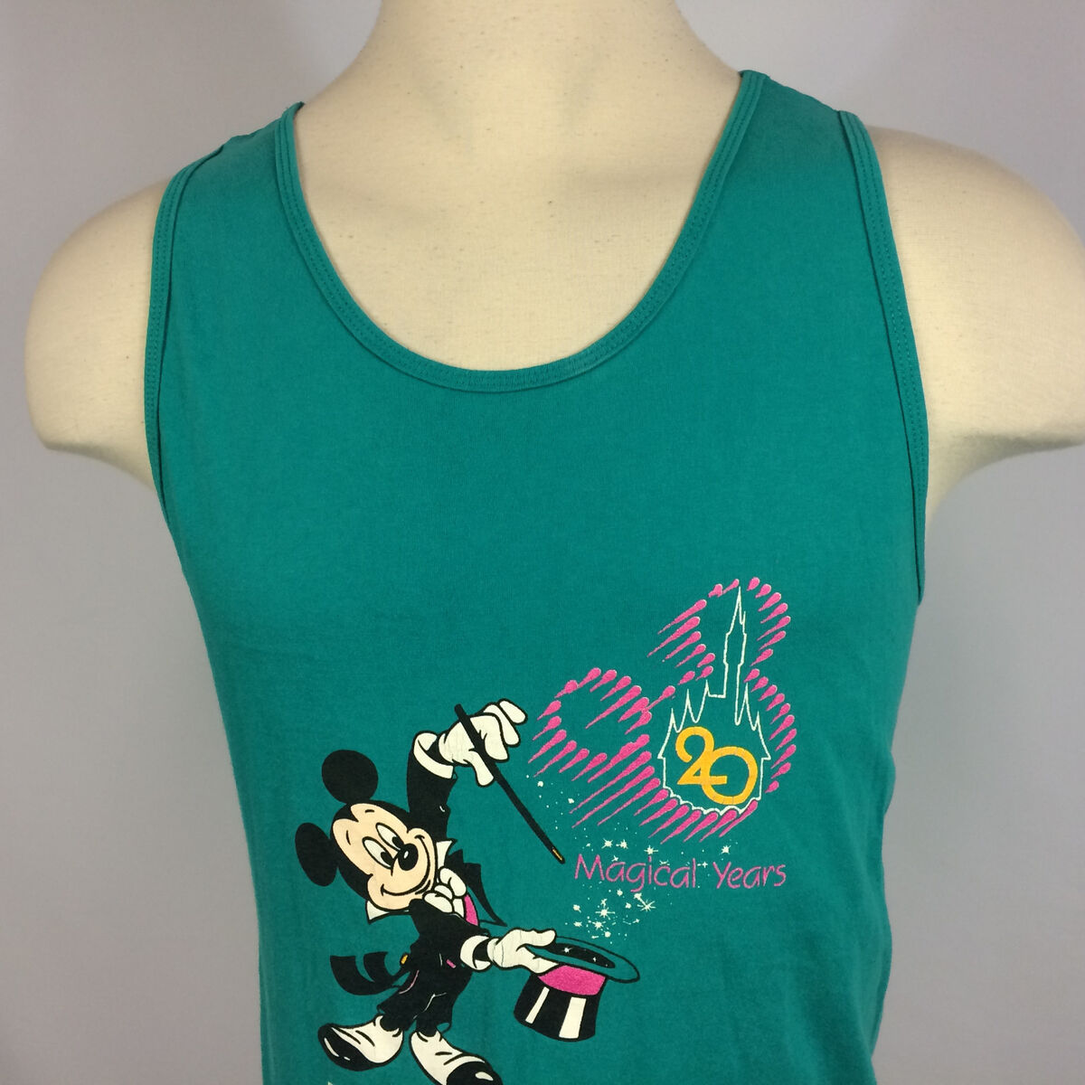 Vintage 80s 90s Mickey Mouse Walt Disney World Tank Top T Vintage 80s 90s Mickey Mouse Walt Disney World Tank Top T