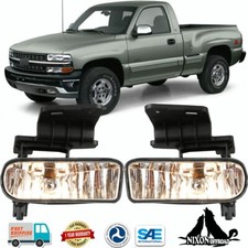 Pair Fog Lights For 2000-2006 Suburban Tahoe Driving Bumper Lamps Leftright