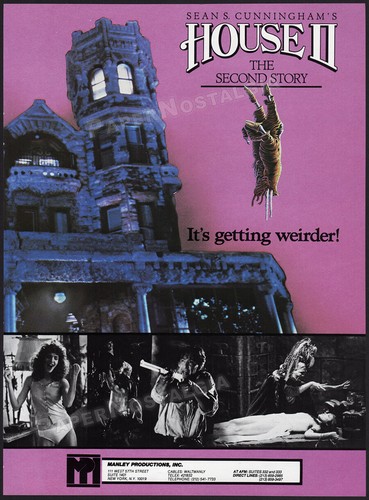 HOUSE II: THE SECOND STORY__Anuncio comercial original 1987/anuncio__SEAN S. CUNNINGHAM - Imagen 3 de 3