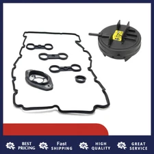 For N51/N52 Fit BMW E82 E90 Z4 X5 128i 328i Engine PCV Valve Cover W/ Gasket Kit