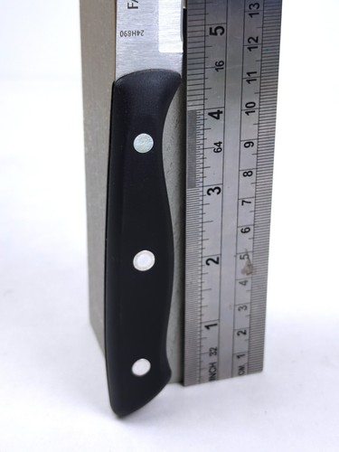 2pc FARBERWARE 4.5" STEAK Knife SET, Stainless Blade, BLACK Triple-Rivet Handle - Picture 16 of 17