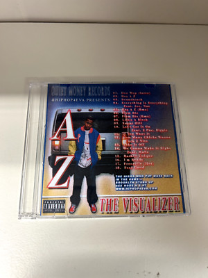 DJ DOO WOP & AZ QUIET MONEY RECORDS RARE THE VISUALIZER MIXTAPE MIX CD PROMO