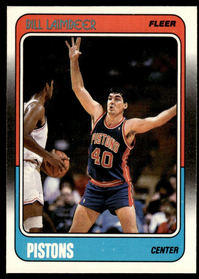 BILL LAIMBEER 1988-89 FLEER #42