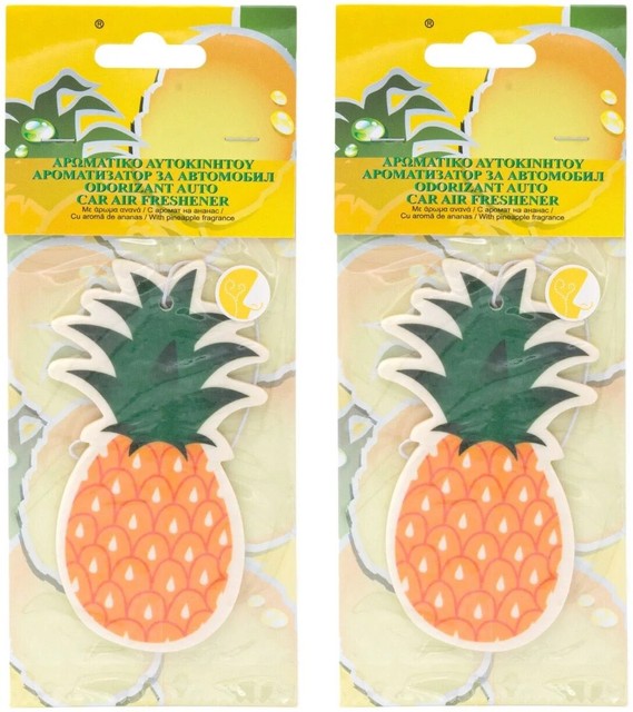 PINEAPPLE AIR FRESHENER CAR MIRROR HANGING FRAGRANCE CHARMING SCENTS