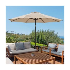 wikiwiki 9 FT Patio Umbrellas Outdoor Table Market Umbrella with Push Button ...