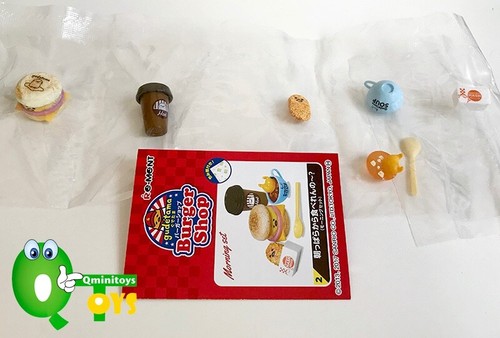 Raro 2017 Re-Ment Gudetama Burger Shop juego completo de 8 piezas - Imagen 7 de 19