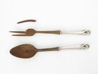 International Sterling Silver 'Spring Glory' Salad Serving 2 Piece Set