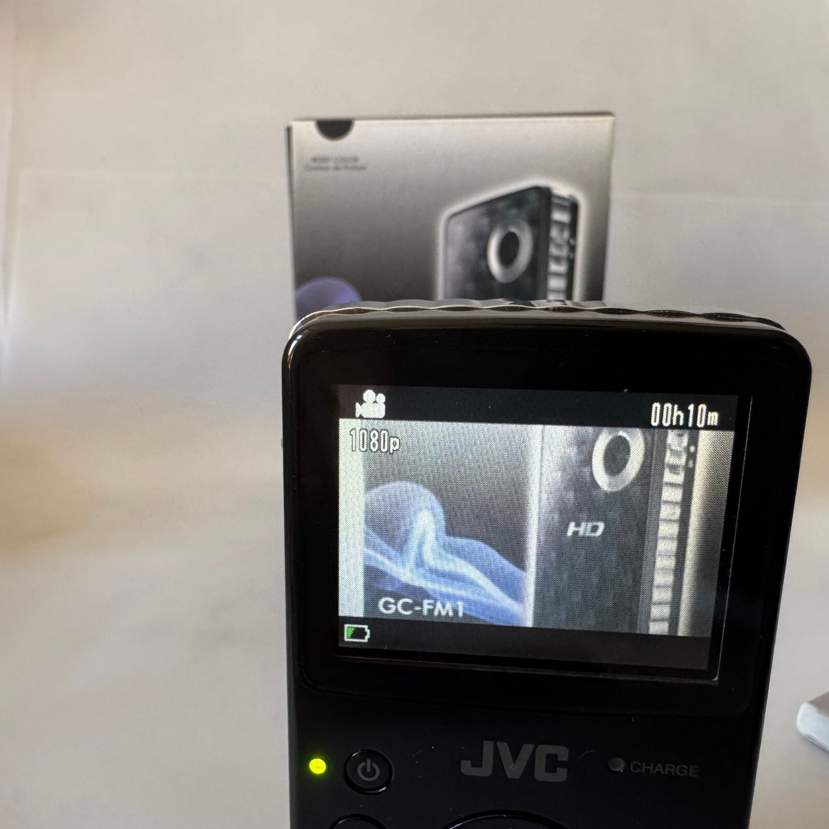 JVC GC-FM1 Black 1080p HD Memory Video Camcorder Camera with