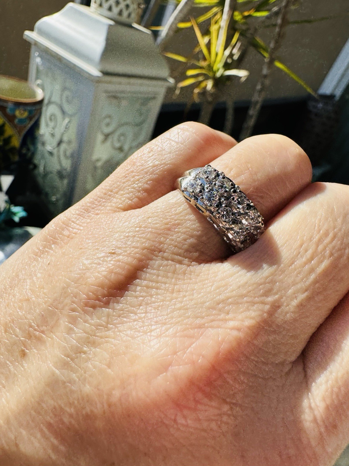 Diamond Ring  - 14k Solid Gold - Natural Diamonds… - image 7