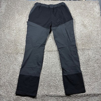 Decathlon Forclaz MT500 Trek Mens Hiking Pants Gray Black Technical 28x31