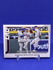 Dodgers Swagger #260 2025 Topps Series 1 Vintage Stock  /99
