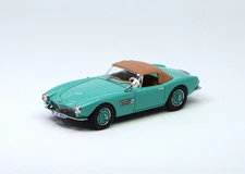 GFCC 1:64 Green 1957 507 Soft Top Classic Sport Model Diecast Display Car