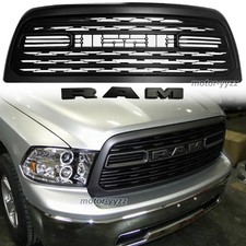 Limited Style Grille For Dodge Ram 1500 2009-2012 Grill Wletters Matte Black