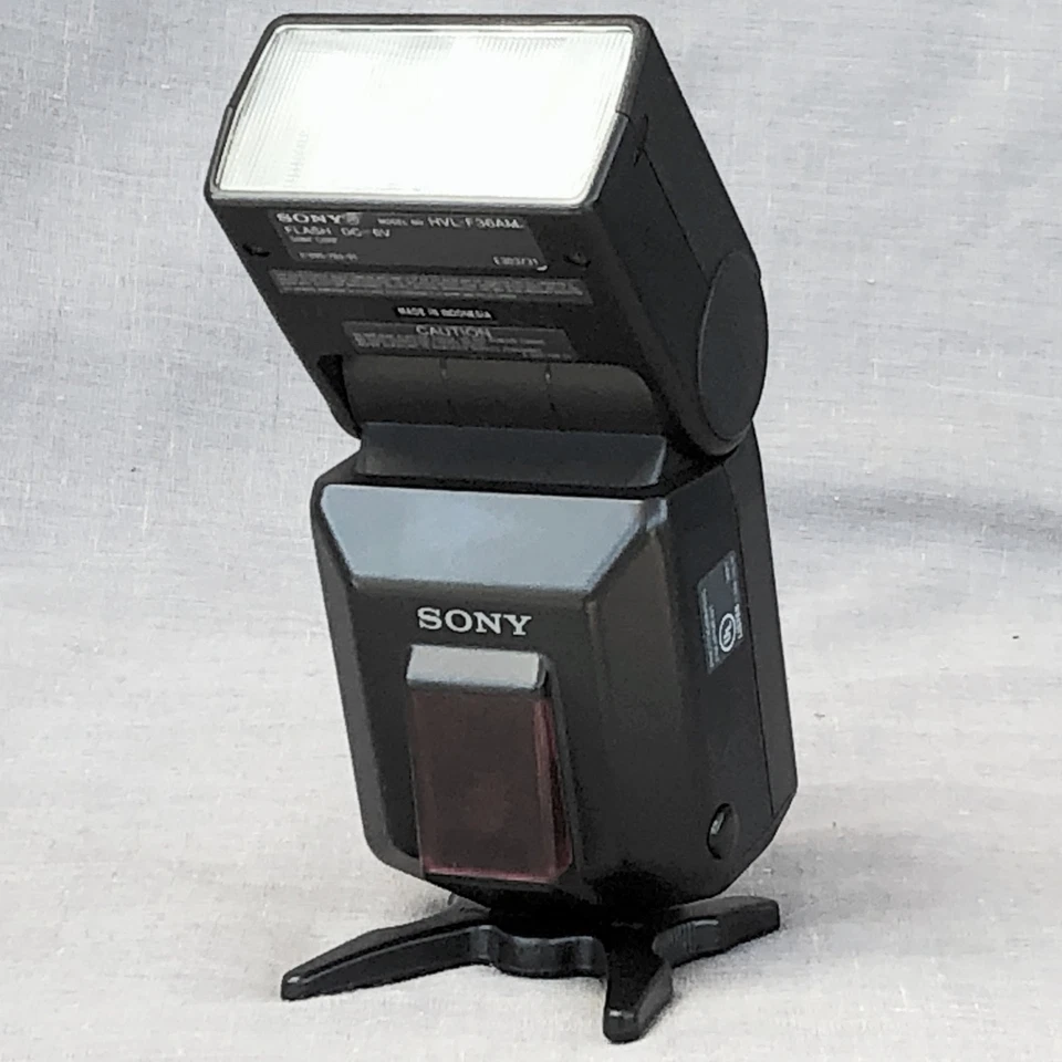 Sony HVL-F36AM Shoe Mount Zoom Flash Unit with Diffuser and Stand - Excellent - Image 2 of 4