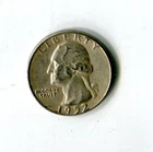 1952-P Washington Quarter 90% Silver | Uncertified Circulated