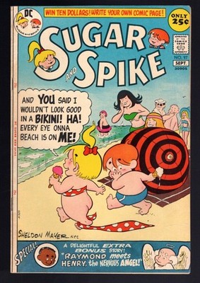 Sugar & Spike #97 Giant -Partially Nude Sugar Cover - 1971 DC Sharp VF+