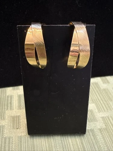 Signed L.H. SEGAL CALIFORNIA Vtg Costume Gold Tone Clip-on Earrings Jewelry Lot