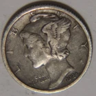 1924 P Mercury Dime 10C Cents Coin Silver