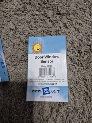 X10 Door Window Sensor White Model DS10A  Powerhouse X-10 security