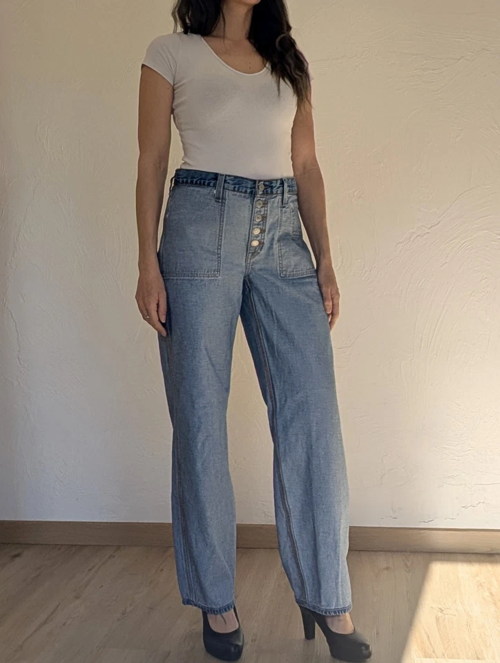 Jean LEVI'S Engineered Réversible - Coupe Large/Straight Taille 38/40 - Photo 3/4