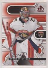2022-23 Upper Deck SP Game Used Red 216/221 Spencer Knight #23 a3q