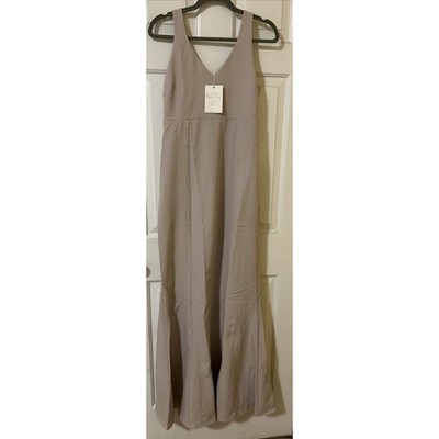 show me your mumu Morgan Gown Show Me The Ring Crepe Maxi Dress Sz M NEW *C9