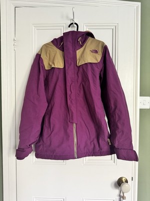The Northface Vintage Skijacke Damen Medium Lila & Beige Hyvent