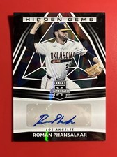 2022 Panini Elite Extra Edition Roman Phansalkar Hidden Gems Auto #HG-RP