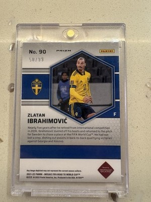 2021-22 Panini Mosaic FIFA Road World Cup - Zlatan Ibrahimovic #90