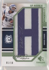 2009 SP Threads Rookie Lettermen College Nickname 1/10 Donald Brown Auto 0ar