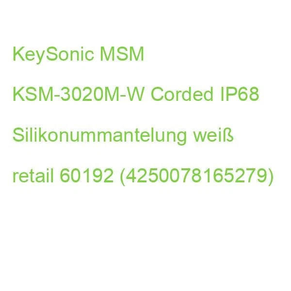 KeySonic MSM KSM-3020M-W Corded IP68 Silikonummantelung weiß retail 60192 (42500 - Bild 2 von 2