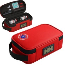 Insulin Cooler Case with Built-In Thermometer, TSA-Ready - Keeps Vials Safe