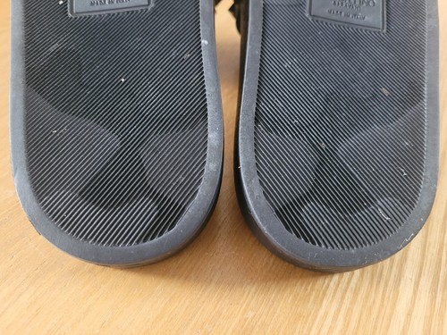 Valentino Garavani Rockstud Rubber Sliders Sandals Black 40 - Picture 8 of 10