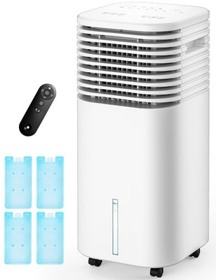 Versatile 4-in-1 Portable Air Conditioner with Remote & 3 Speed Settings