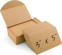 Blanko-Karteikarten, 7,6 X 12,7 Cm, Dicke Karteikarten, Unliniert, Lernkarten Fü