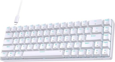 TMKB Mechanische Gaming Tastatur, T68Se 60% Prozent Tastatur Mit USB Kabel, anti