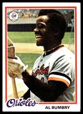Al Bumbry 1978 Topps #188 Baltimore Orioles MLB READ FREE SHIPPING AutographDen