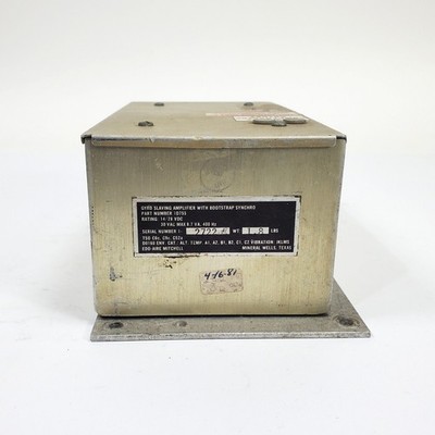 EDO-AIRE Gyro Slaving Amp w/ Bootstrap Synchro P/N 1D755