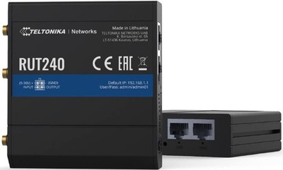 Teltonika RUT24002U000 Model RUT240 Industrial 3G/4G LTE Cellular
