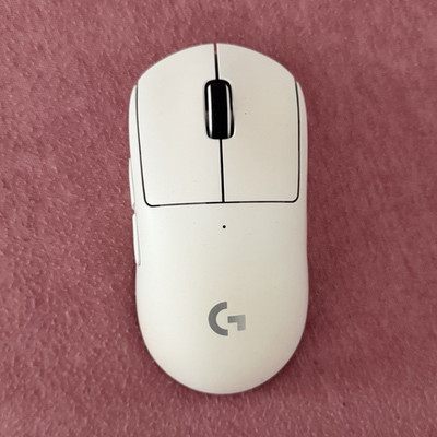 Logitech G Pro X Superlight Gaming-Maus Weiß kabellos USB optisch