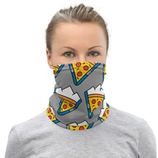 Pizza Skis Neck Gaiter