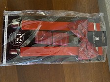 New Holiday Christmas Suspenders Bow Tie Set Reindeer Xmas Tree Candy Cane Red