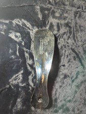 Vtg Allen Edmonds Rare Metal  Silver  Shoe Horn 7" Pro Fitter Made in USA
